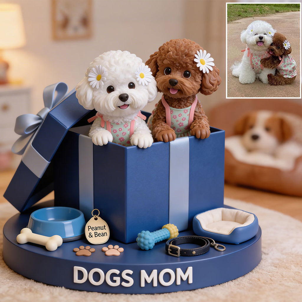 I Love My Dogs - Personalized Dog Custom Shaped Acrylic Plaque