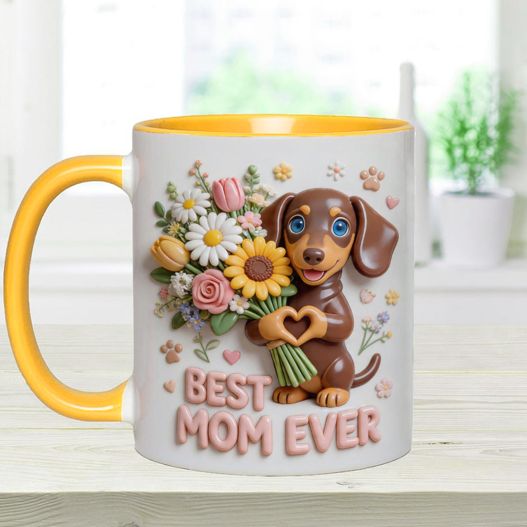 Custom Any Photo - Personalized Dog Accent Mug & Coaster
