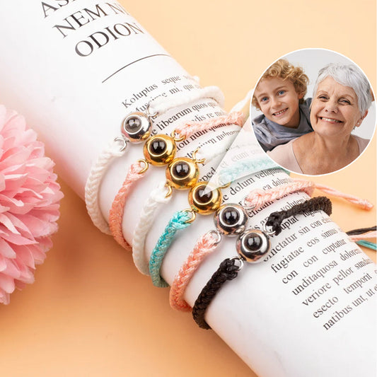 Sweetheart - Personalized Grandson Projection Bracelet