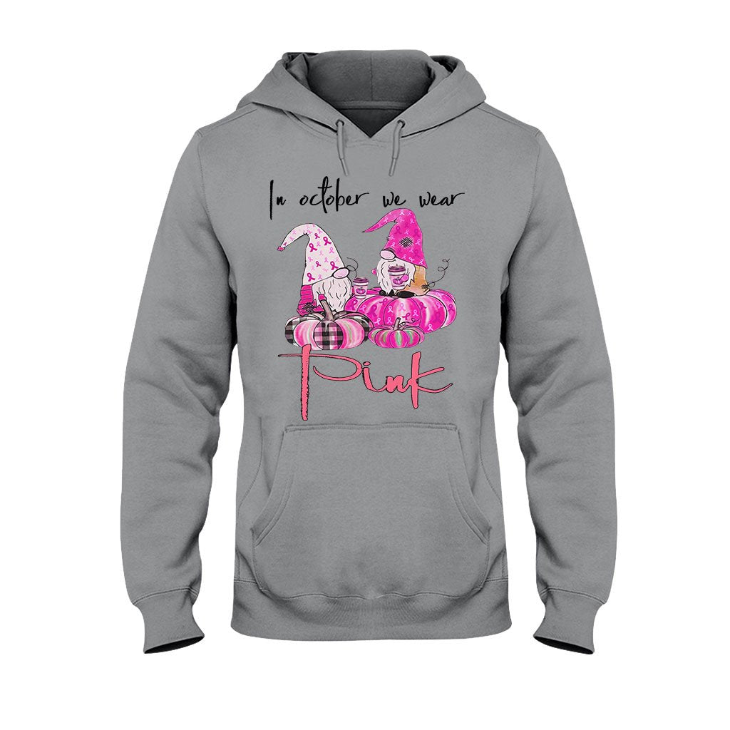 In October We Wear Pink - Breast Cancer Awareness T-shirt And Hoodie 0721