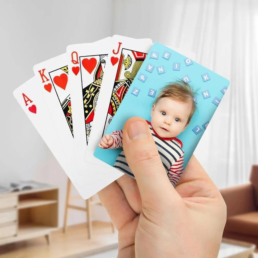 Photo Playing Pocker Cards - Personalized Card
