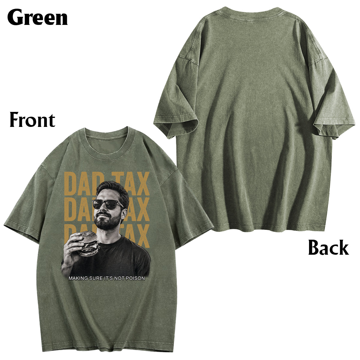 Dad Tax If I'm Buyin' I'm Trying Making Sure It's Not - Personalized Father Wash T-Shirt