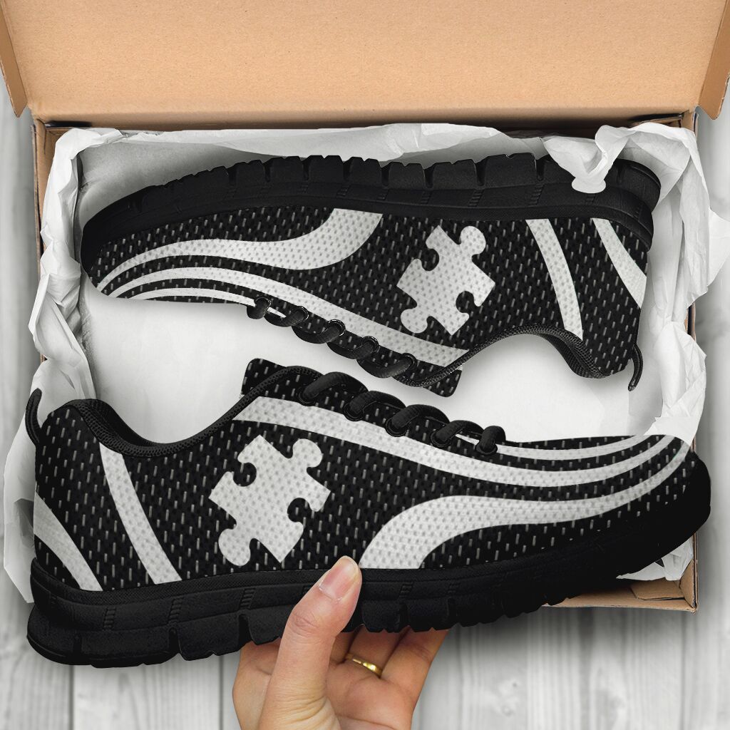 Puzzle Pieces Autism Awareness Sneakers 0622