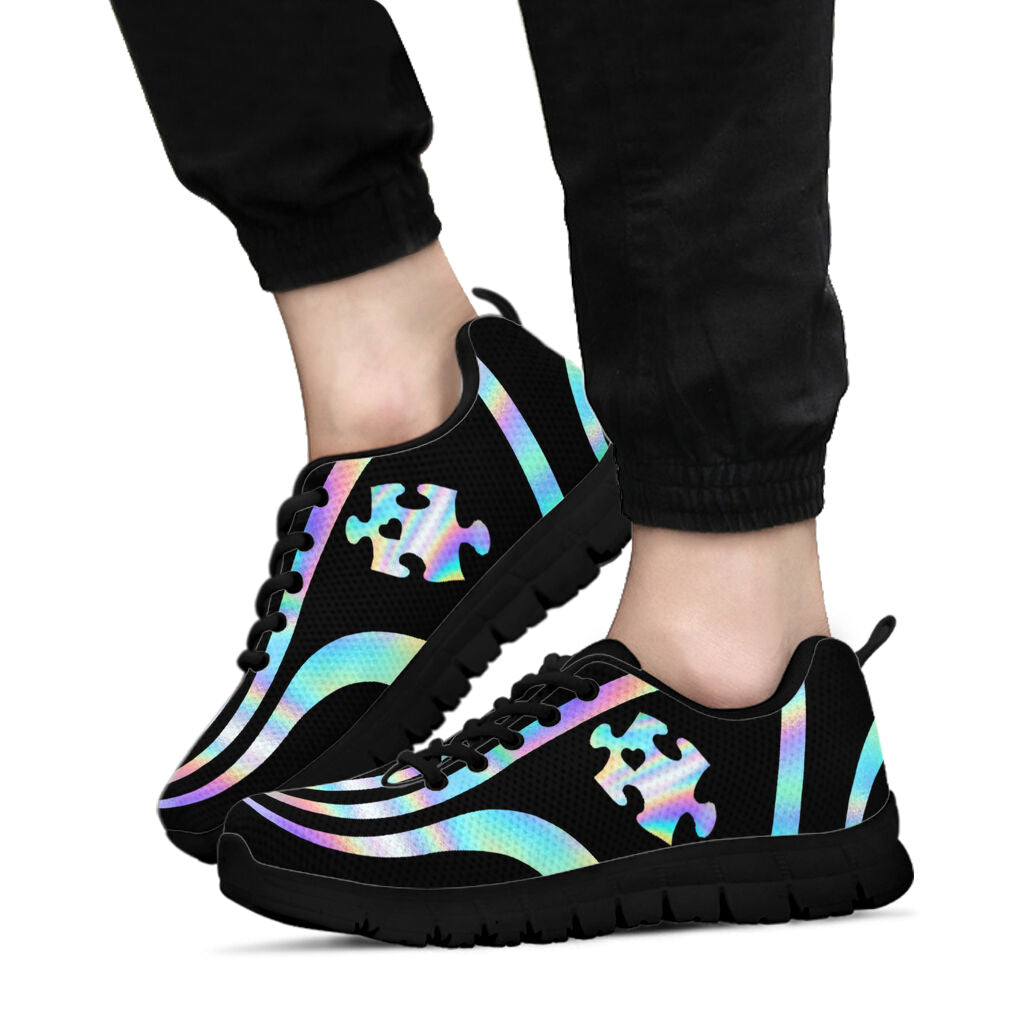 Magic Puzzle Autism Awareness Sneakers 0622