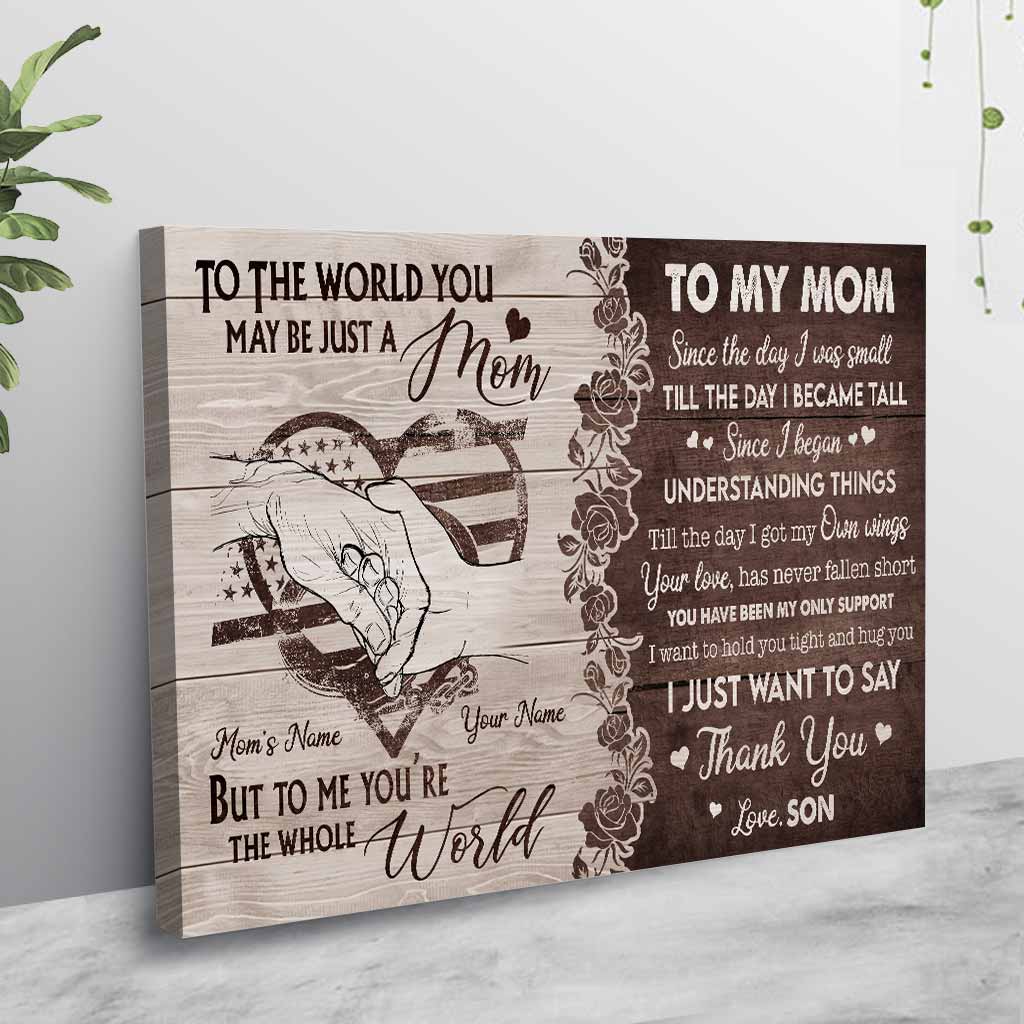To My Mom - Personalized Mother's Day Police Officer Poster