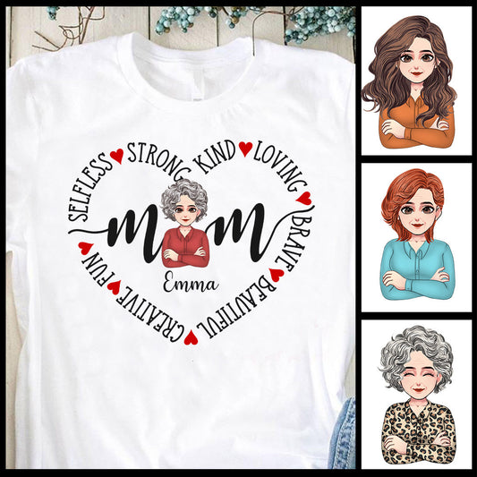 Mom - Personalized Mother's Day Mother T-shirt and Hoodie