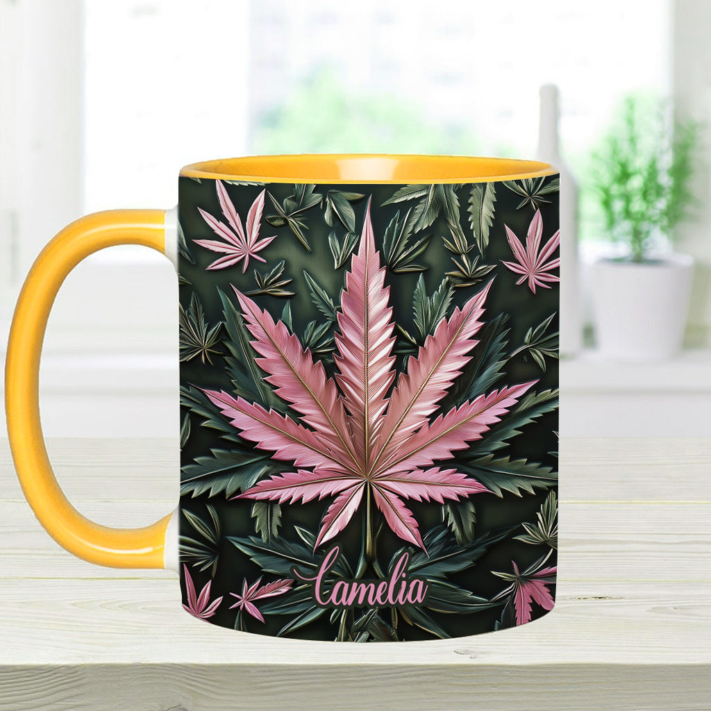 Stoner Chick - Personalized Weed Accent Mug