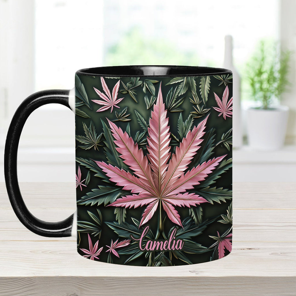 Stoner Chick - Personalized Weed Accent Mug
