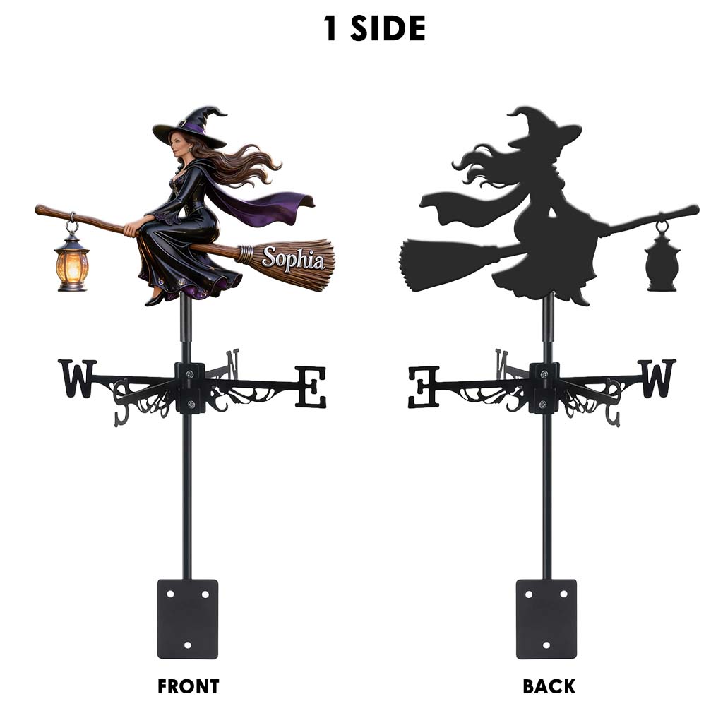 Custom Any Photo - Personalized Witch Weather Vane
