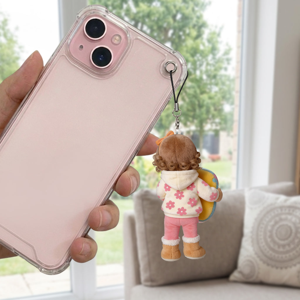 Custom Any Photo - Personalized Kid Plush Keychain