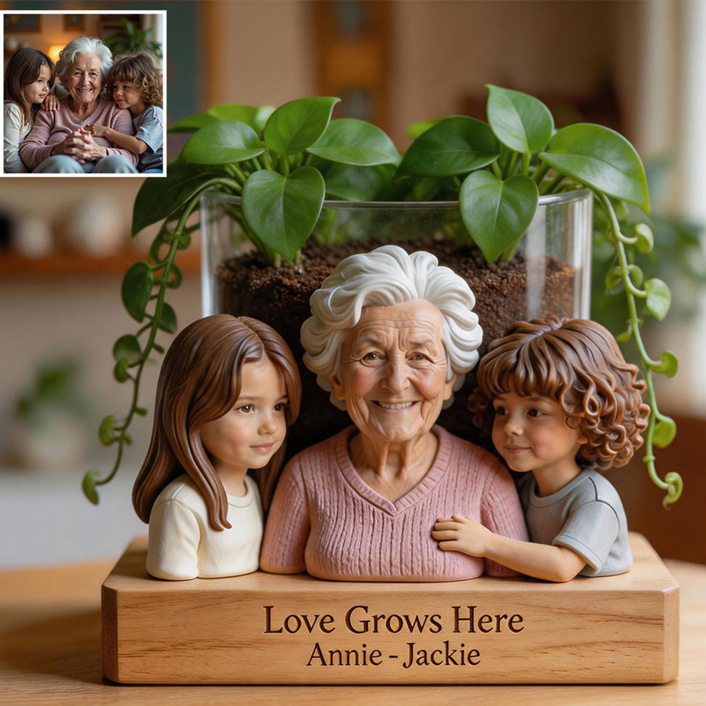 Grandma's Garden - Personalized Grandma Acrylic Pot