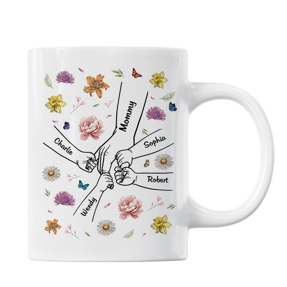 Mother & Daughter – A Bond That Can’t Be Broken | Personalized White Ceramic Mug - Ideal Gift for Mother's Day, Family Gatherings, or Special Occasions