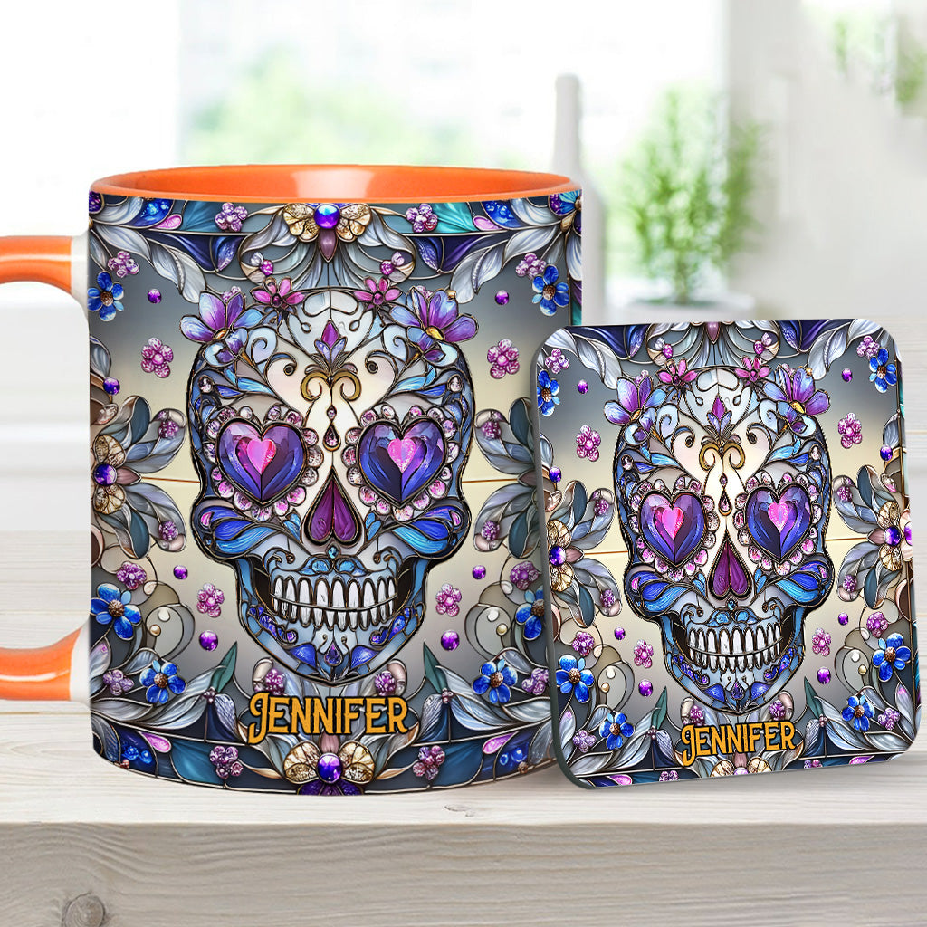 Love Skulls - Personalized Skull Accent Mug