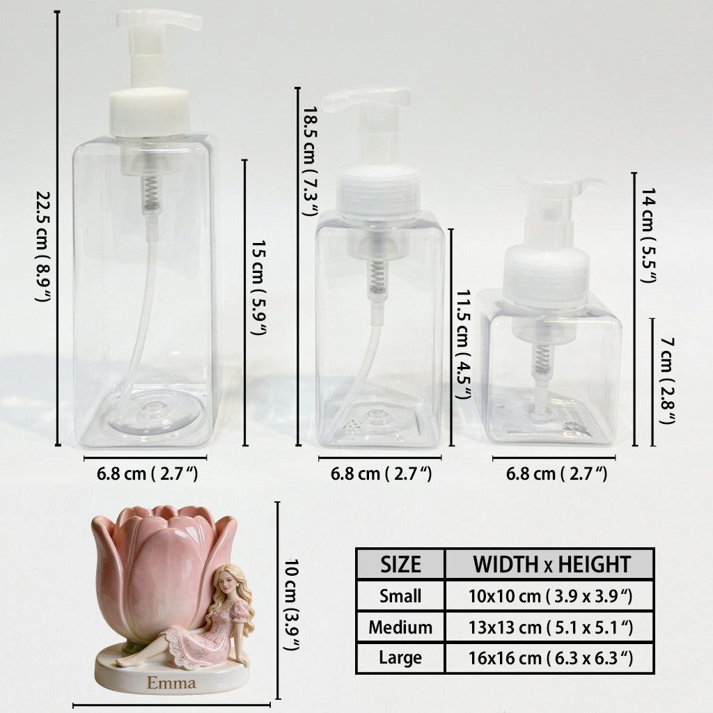 Bloom for Yourself - Personalized Self Love Pump Dispenser
