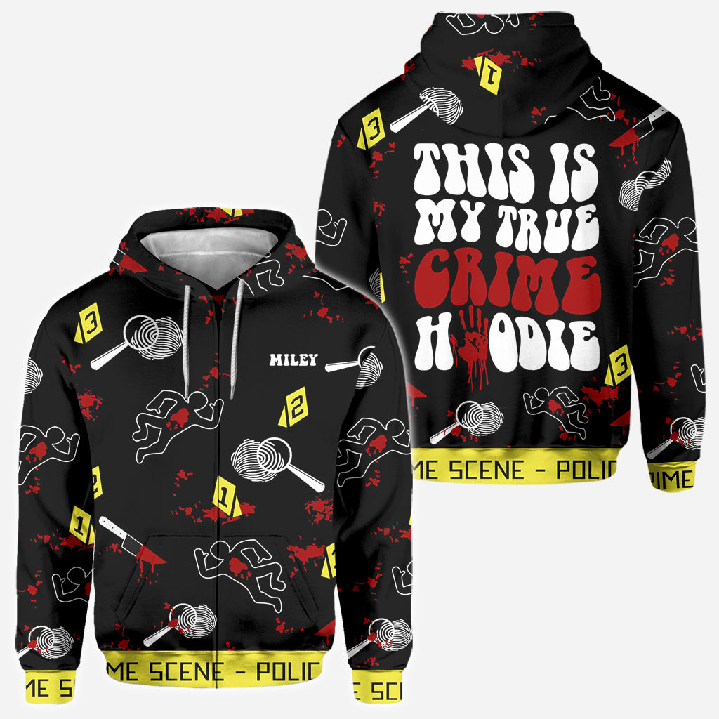 True Crime Hoodie - Personalized All Over Shirt