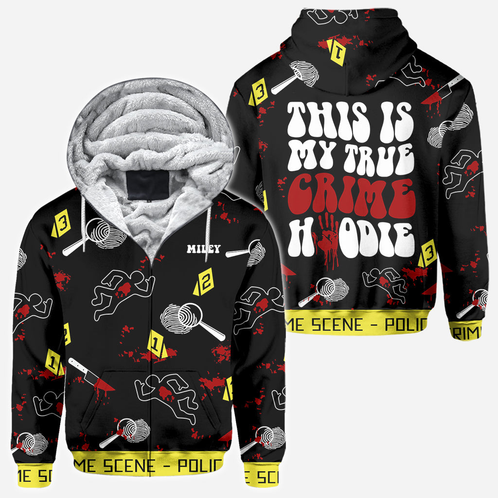 True Crime Hoodie - Personalized All Over Shirt