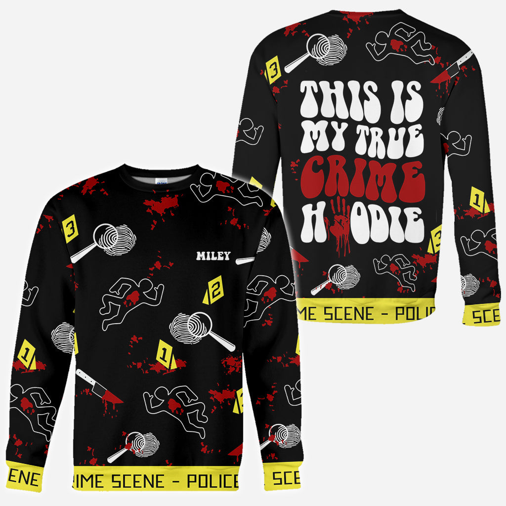 True Crime Hoodie - Personalized All Over Shirt
