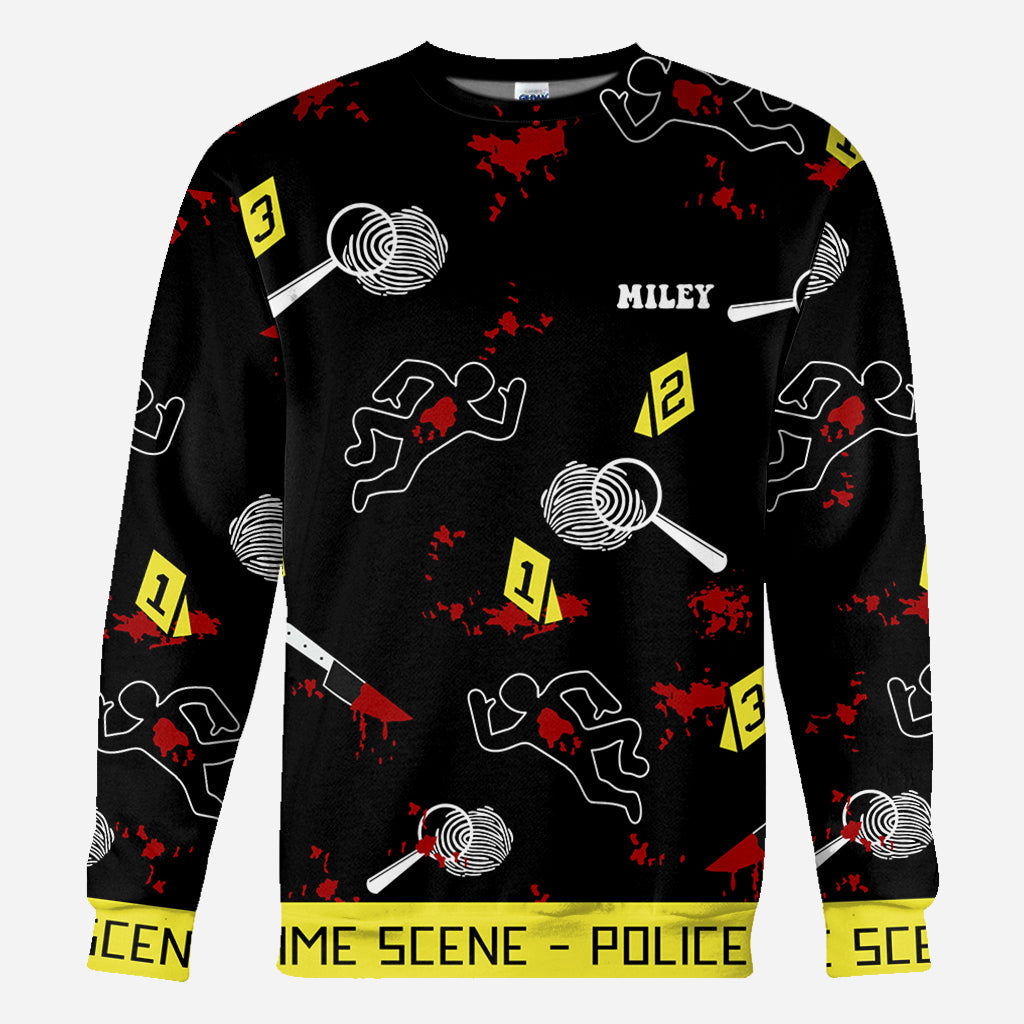 True Crime Hoodie - Personalized All Over Shirt