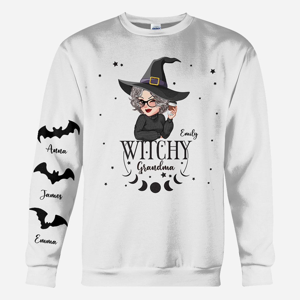 Witchy Grandma - Personalized Grandma All Over Shirt
