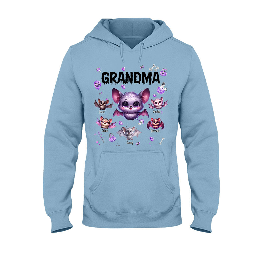 Grandma Of Littel Monsters - Personalized Grandma T-shirt And Hoodie