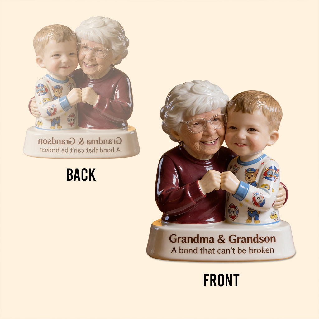 Eternal Bond - Personalized Grandma Custom Shaped Acrylic Plaque