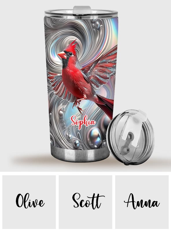Love Cardinal - Personalized Tumbler