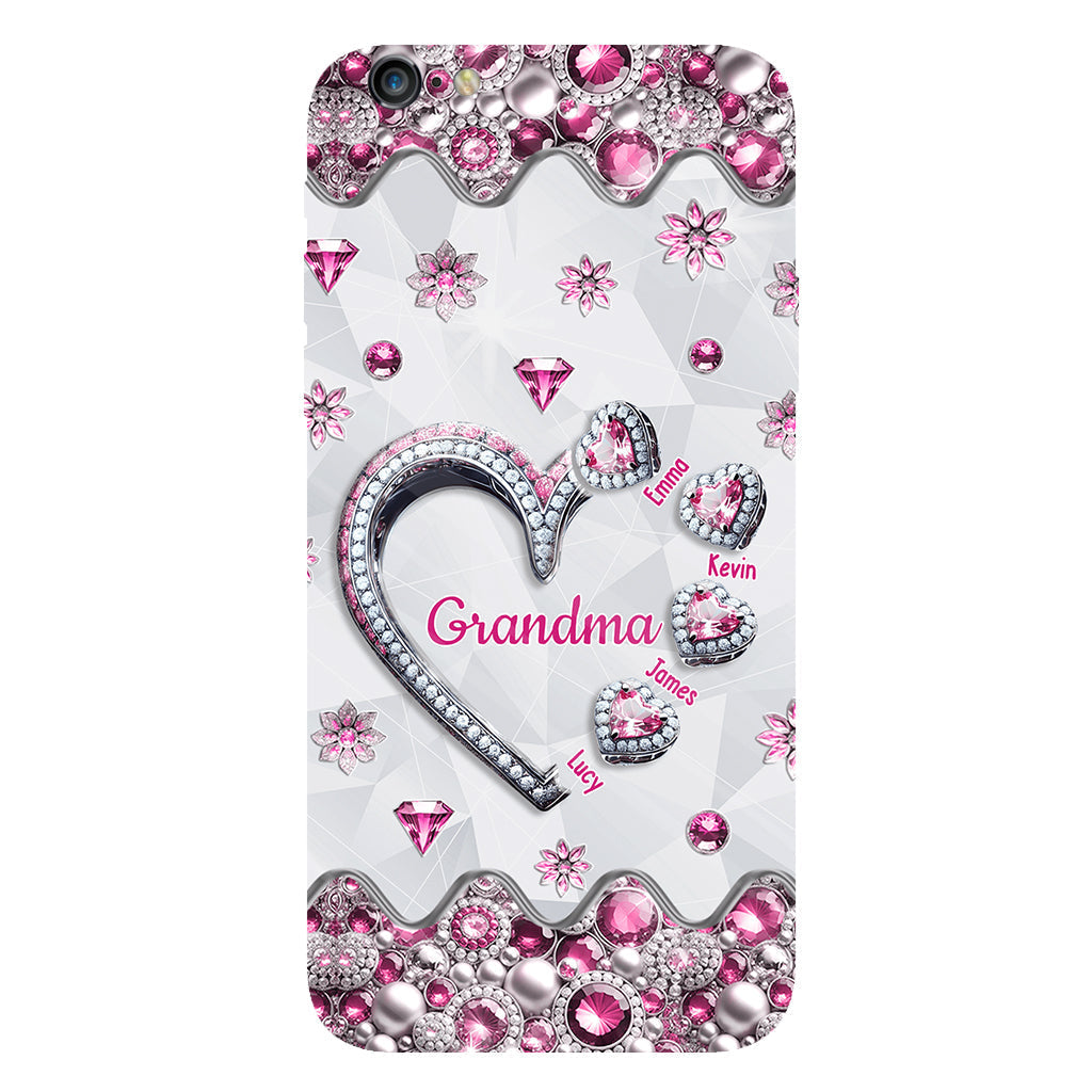 Grandma's Sweethearts Gift For Grandma, Mom,.. - Personalized Grandma Full Print Phone Case