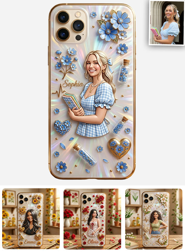 Floral Aesthetic - Personalized Flower Lover Full Print Phone Case