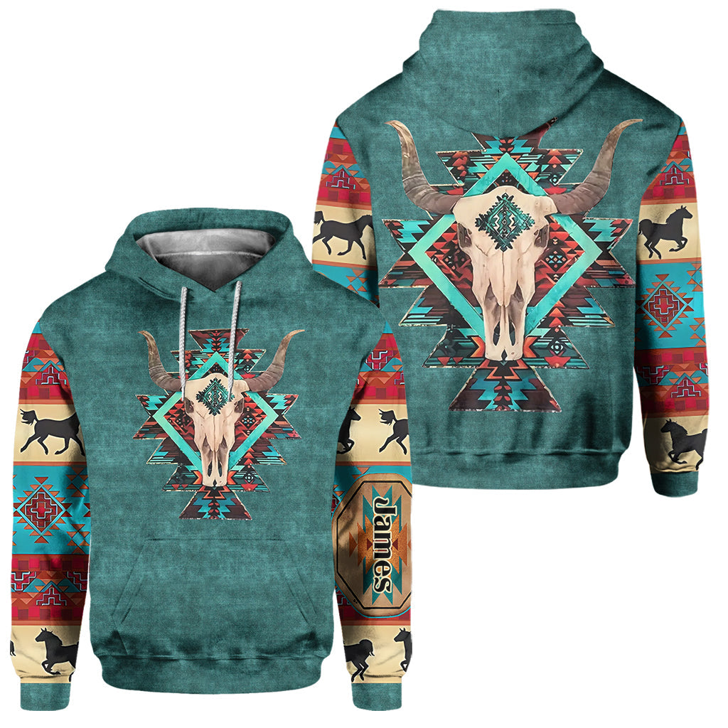 Strong Man - Personalized Western Outfit Hoodie and Sweatpants