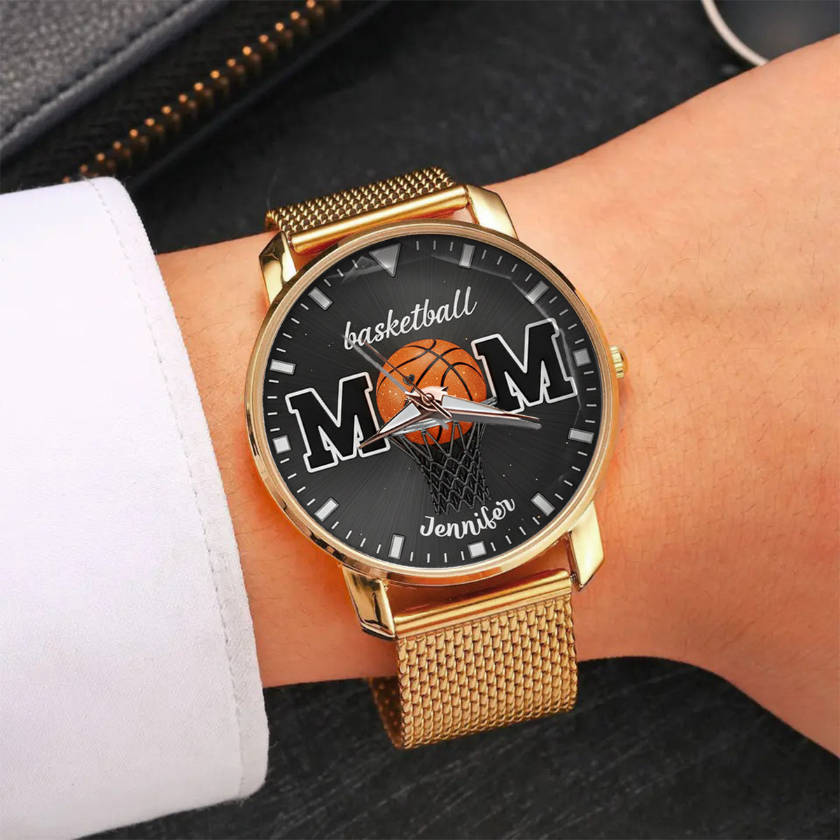 Basketballl Mom - Personalized Basketball Women Hand Watch