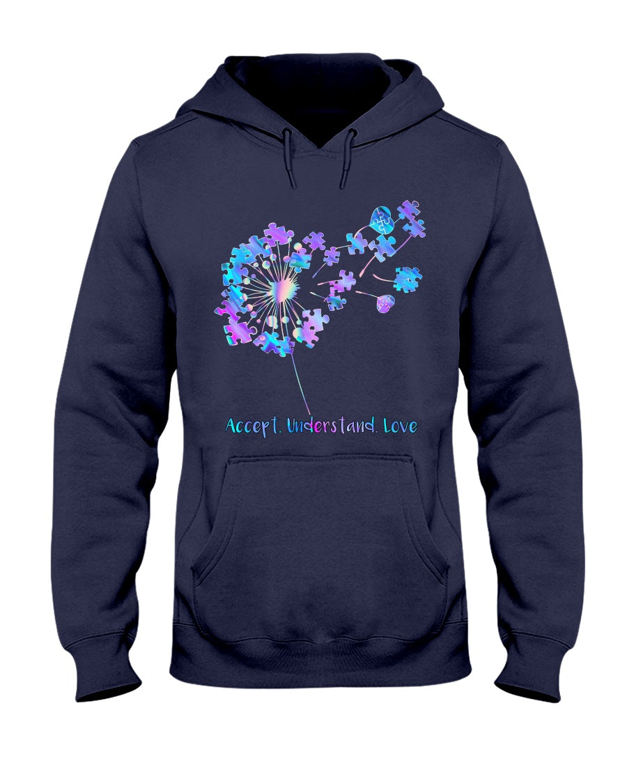 Accept Understand Love - Autism Awareness T-shirt and Hoodie 0520