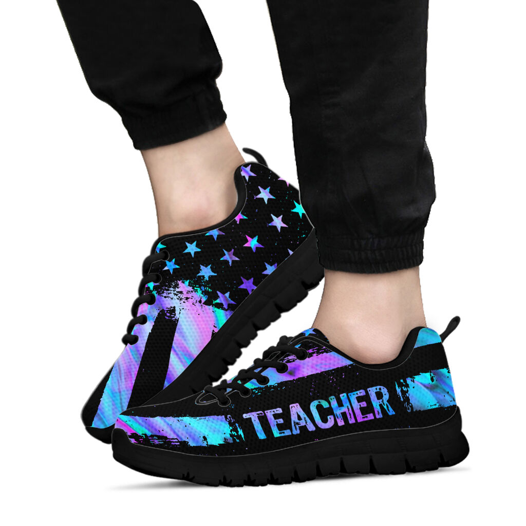 Teacher American Flag Teacher Sneakers 0622