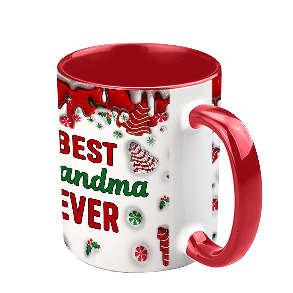 Best Grandma Ever - Gift for grandma - Personalized Accent Mug
