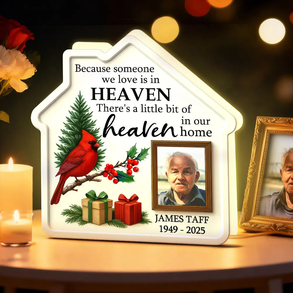 Memorial Acrylic Light Box for Loved One — A Heartfelt Tribute That Brings Heaven Closer Home