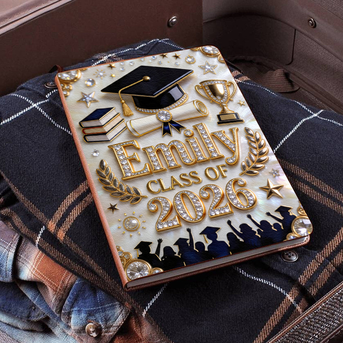 Class Of 2026 - Personalized Graduation Leather Journal