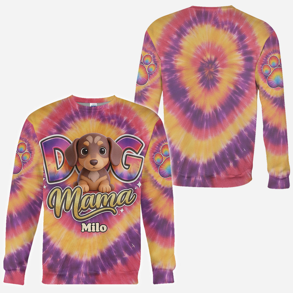 Custom Any Photo Dog Mama - Personalized Dog All Over Shirt