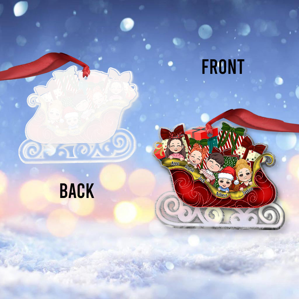 Our Grandkids - Personalized Grandma Transparent Ornament