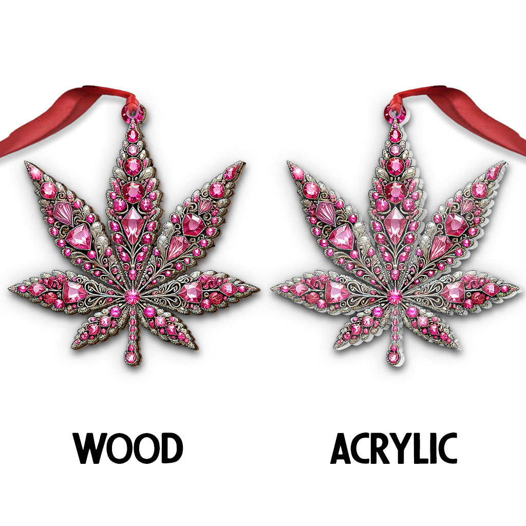 Stunning Leaf - Personalized Weed Ornament
