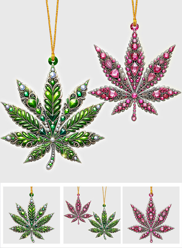 Stunning Leaf - Personalized Weed Ornament