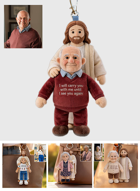 Custom Any Photo - Personalized Memorial Plush Keychain