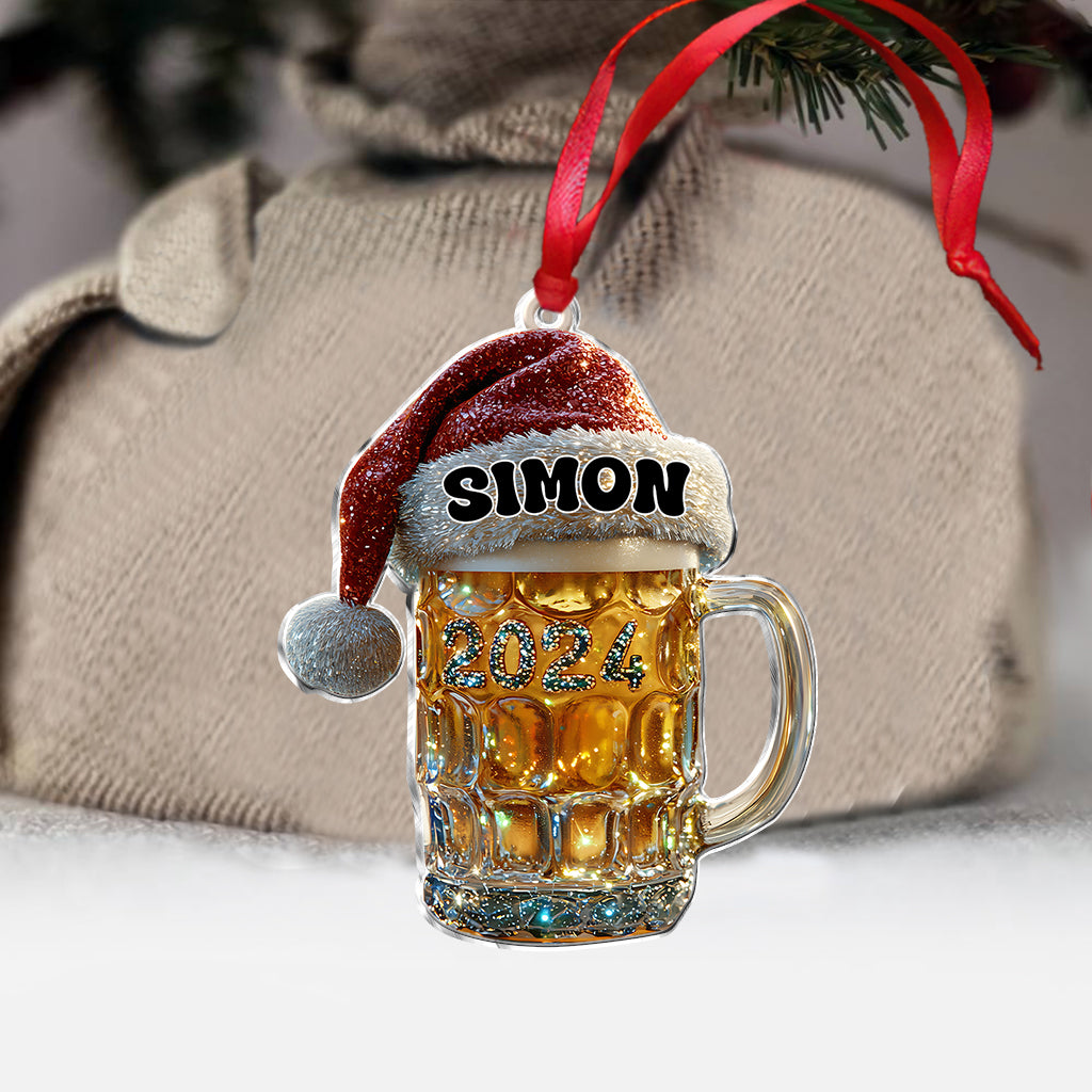 Merry Beermas - Personalized Beer Ornament