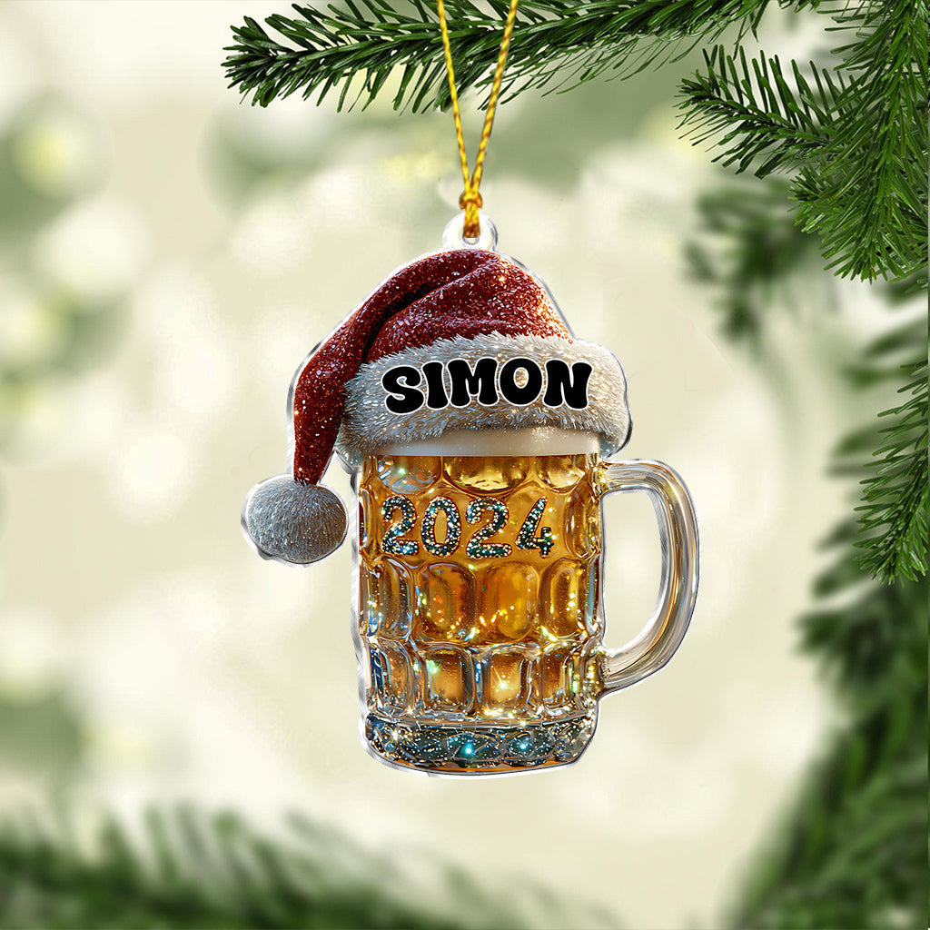 Merry Beermas - Personalized Beer Ornament