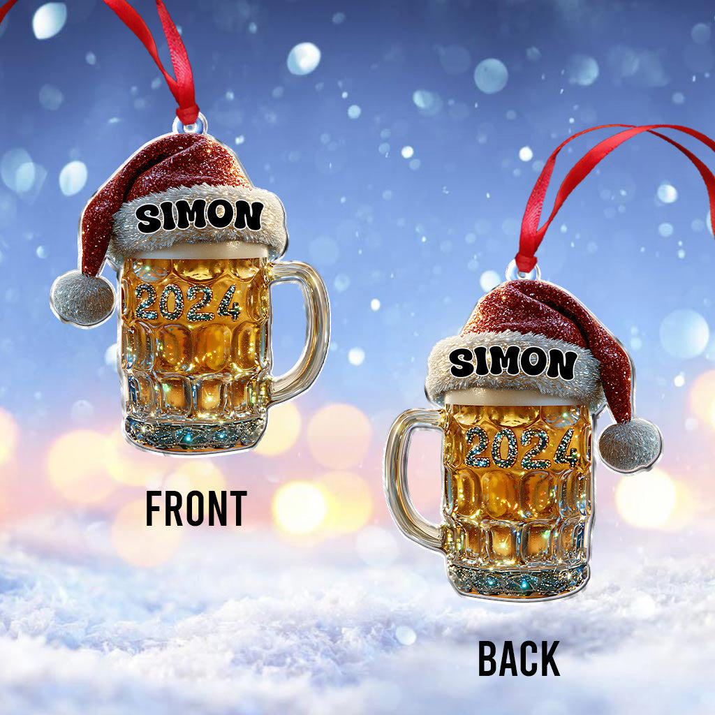 Merry Beermas - Personalized Beer Ornament