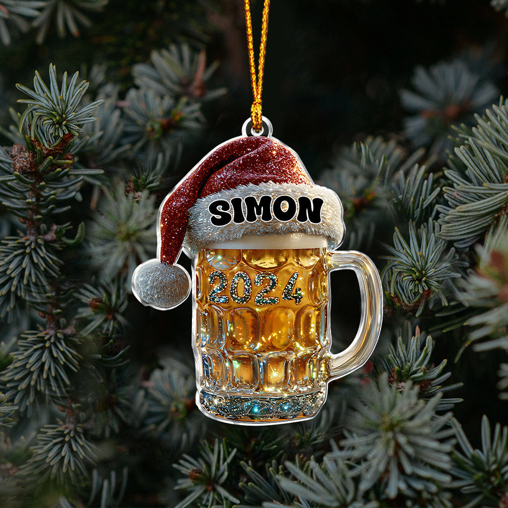 Merry Beermas - Personalized Beer Ornament