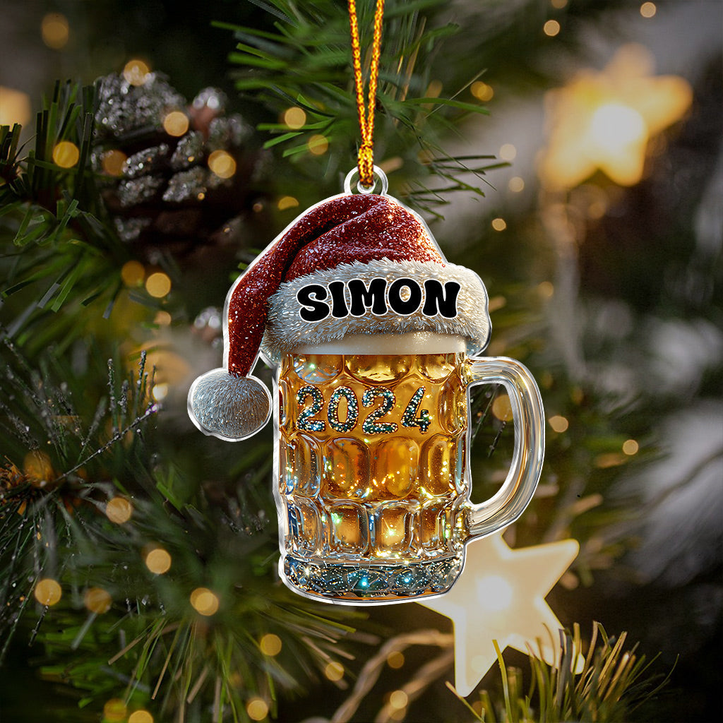 Merry Beermas - Personalized Beer Ornament