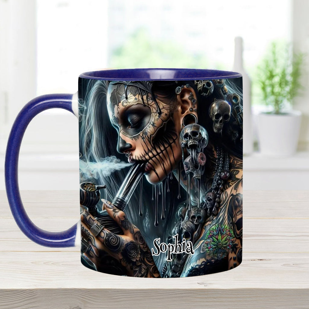 Psychedelic Queen - Personalized Weed Accent Mug