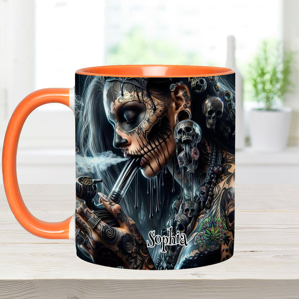 Psychedelic Queen - Personalized Weed Accent Mug