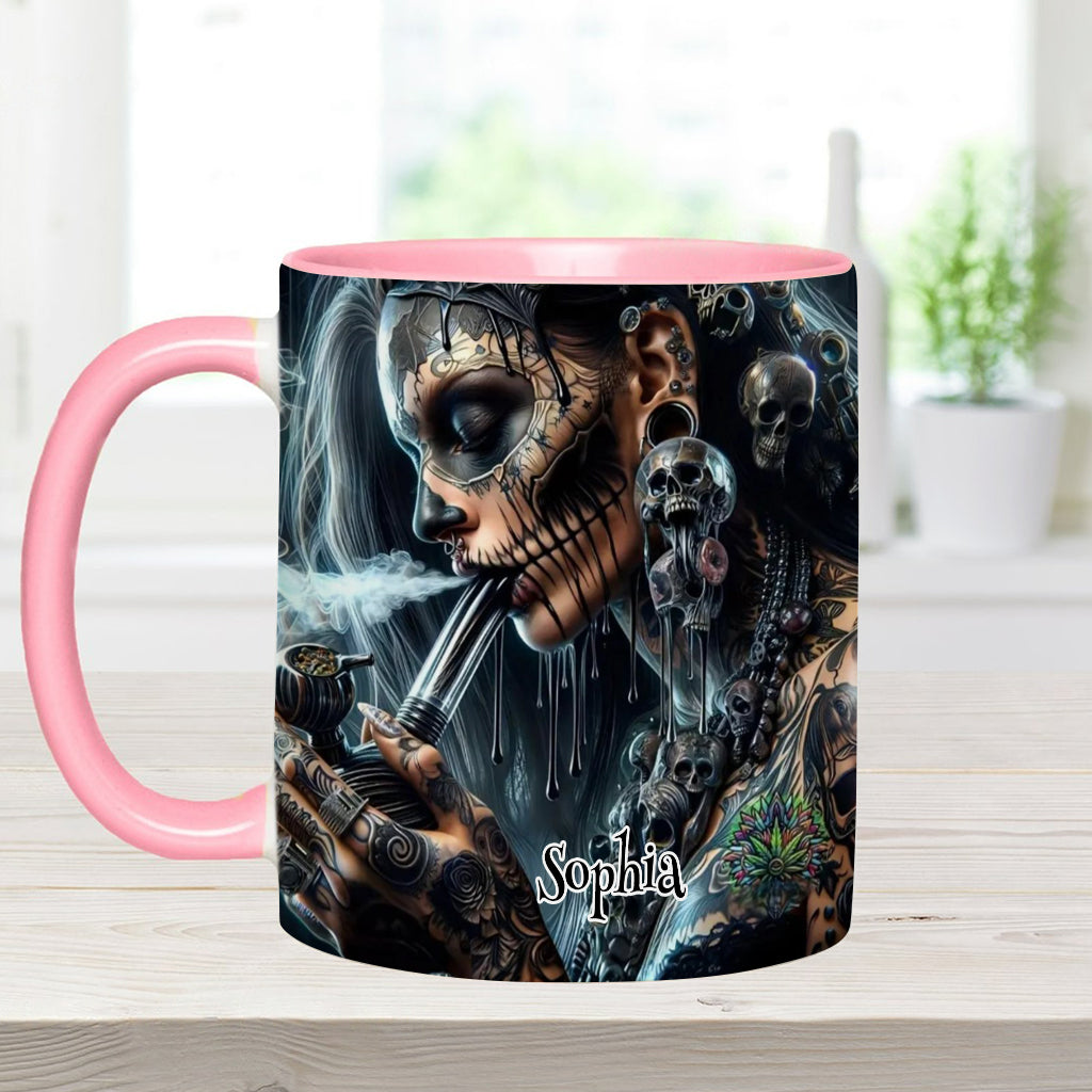 Psychedelic Queen - Personalized Weed Accent Mug