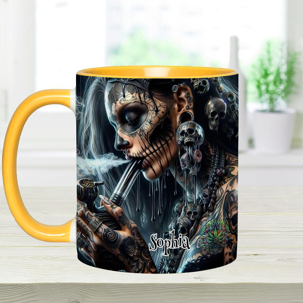 Psychedelic Queen - Personalized Weed Accent Mug
