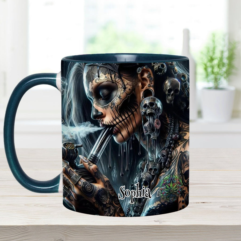 Psychedelic Queen - Personalized Weed Accent Mug